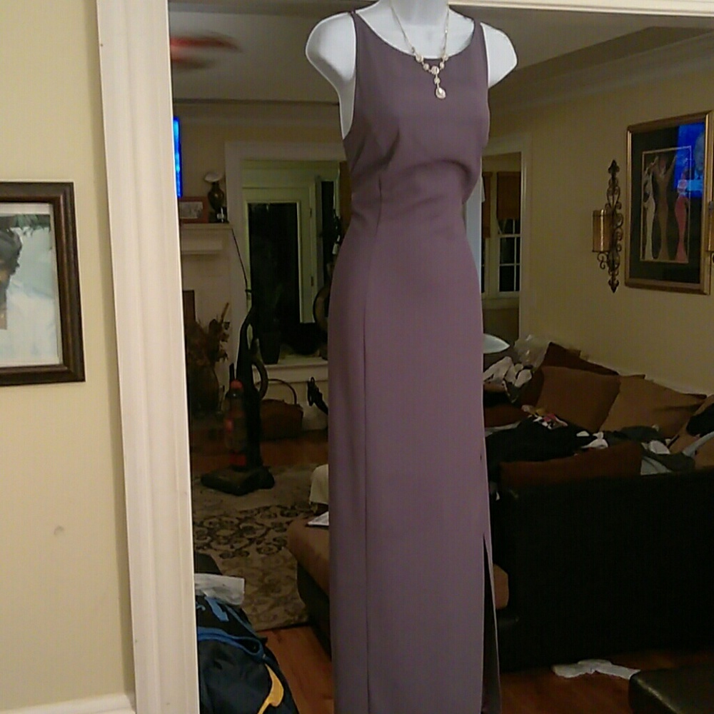 Randi May ladies maxi dress in plum